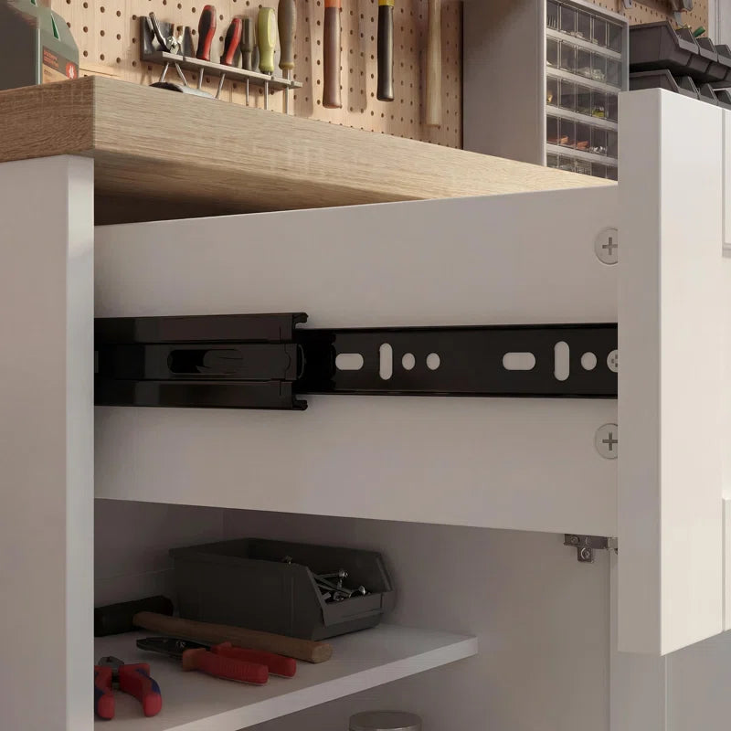 63"W Garage Storage Cabinet Set with Upper & Lower Units