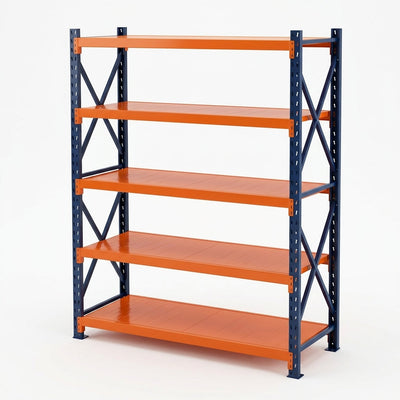 Heavy Duty Steel Shelving Built for Maximum Storage, 1100 lbs Per Shelf, Adjustable Height, Tool-Free Assembly