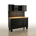 Heavy Duty Mobile Workbench Built for Serious Storage, 10 Drawers, Pegboard, 3000 LB Capacity