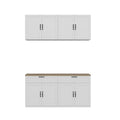 63"W Garage Storage Cabinet Set with Upper & Lower Units